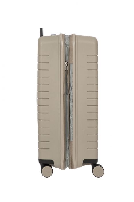 8431 Bric's Ulisse Körüklü Büyük Boy Valiz 49x71x28/32 cm Dove Gri / Dove Grey