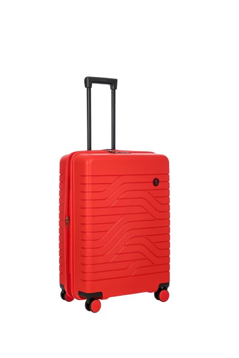 8431 Bric's Ulisse Körüklü Büyük Boy Valiz 49x71x28/32 cm Kırmızı/Rosso - 019