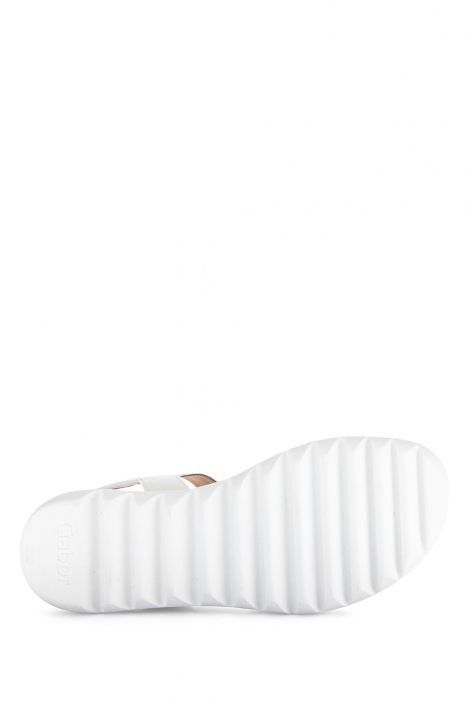 84812 Gabor Kadın Deri Sandalet 36-41 21 Beyaz/Lammnappa weiss