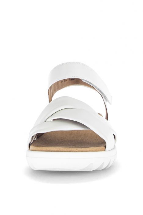 84812 Gabor Kadın Deri Sandalet 36-41 21 Beyaz/Lammnappa weiss