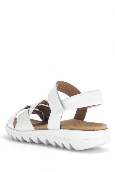 84812 Gabor Kadın Deri Sandalet 36-41 21 Beyaz/Lammnappa weiss