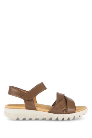 84812 Gabor Kadın Deri Sandalet 36-41 28 Kahve/Lammnappa cognac