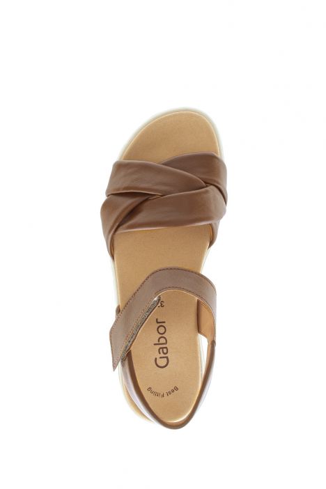 84812 Gabor Kadın Deri Sandalet 36-41 28 Kahve/Lammnappa cognac