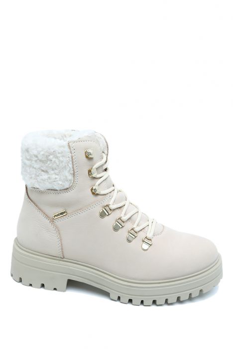 857508 Imac-Tex Sax Kadın Su Geçirmez Bot 36-41 Krem/Cream 30175/027 Panna Nappa