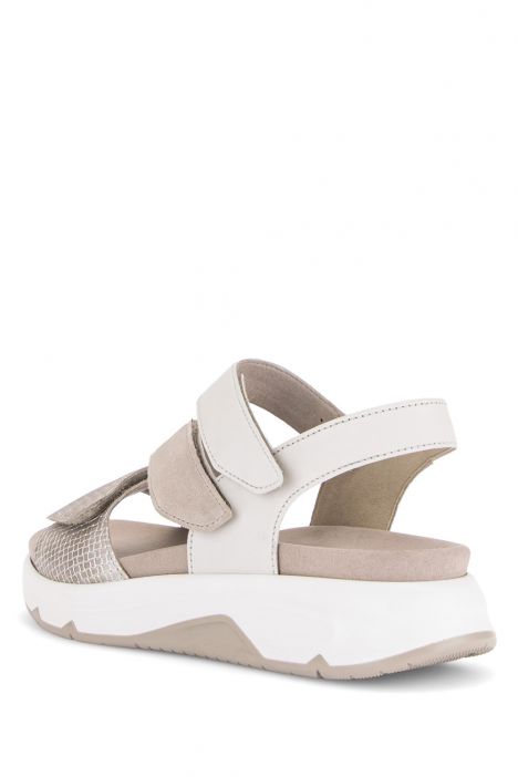 86882 Gabor Rolling Soft Kadın Anatomik Sandalet 3.5-7.5 61 Bej/Raffia/Vel/Foulard beige/oasi/offwhite