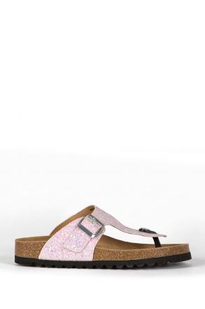 8712 Ch-Kifidis Kadın Terlik 36-40 GLIT.PINK-PEMBE TONU