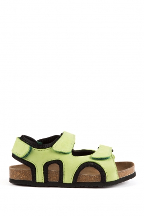 8843 Scholl Volga Çocuk Sandalet 29-38 LIME GREEN