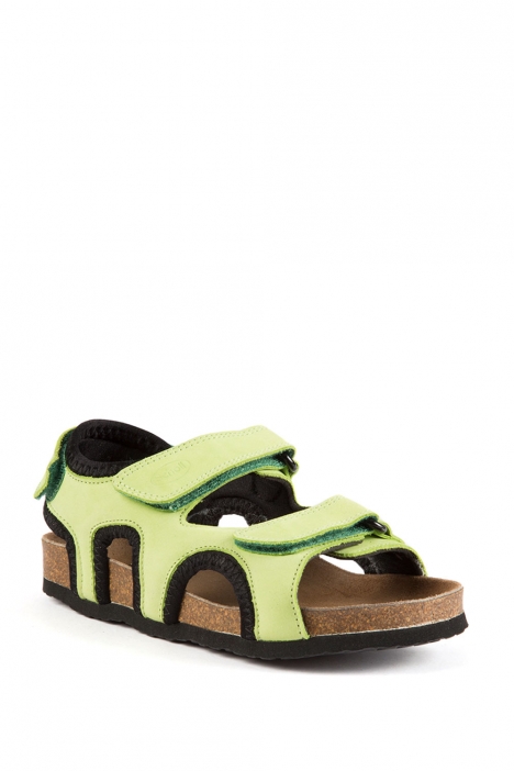 8843 Scholl Volga Çocuk Sandalet 29-38 LIME GREEN