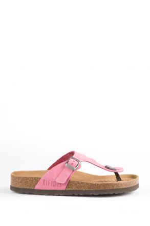 8871 Ch-Kifidis Soft Step Kadın Parmak Arası Mantar Terlik 36-41 Pembe / Pink
