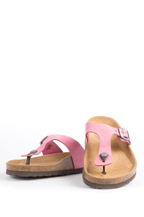 8871 Ch-Kifidis Soft Step Kadın Parmak Arası Mantar Terlik 36-41 Pembe / Pink