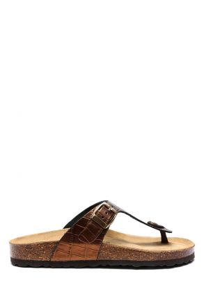 8871 Ch-Kifidis Soft Step Kadın Parmak Arası Mantar Terlik 36-41 Bronze-90