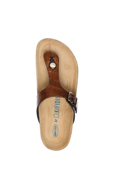 8871 Ch-Kifidis Soft Step Kadın Parmak Arası Mantar Terlik 36-41 Bronze-90
