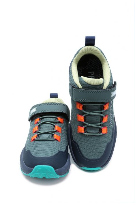 89165 Primigi Unisex Çocuk Gore-Tex Spor Ayakkabı 25-36 Gri/Bosco-Arancio - 44
