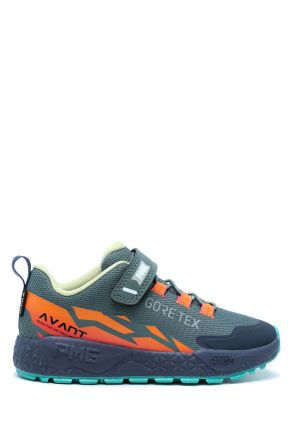 89165 Primigi Unisex Çocuk Gore-Tex Spor Ayakkabı 25-36 Gri/Bosco-Arancio - 44
