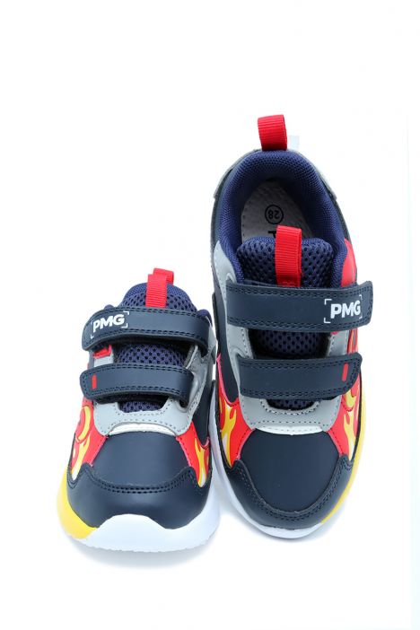 89821 Primigi Erkek Çocuk Spor Ayakkabı 26-37 Lacivert/Navy-Rosso - 22