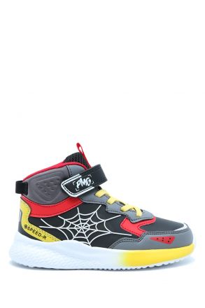 89823 Primigi Erkek Çocuk Sneaker 26-37 Siyah/Nero-Grigio - 11