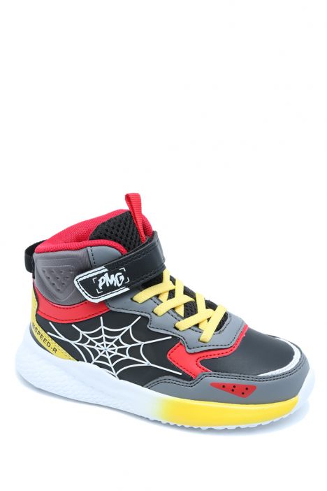 89823 Primigi Erkek Çocuk Sneaker 26-37 Siyah/Nero-Grigio - 11