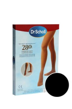 9009 Scholl 280 Den. Dize Kadar Varis Çorabı 30-40 mm/Hg Siyah / Nero