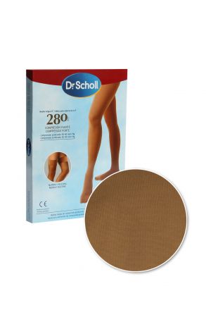 9019 Scholl 280 Den. Kasığa Kadar Sil. Varis Çorabı 30-40 mm/Hg Bej / Beige