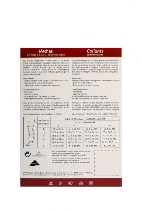 9041 Scholl 280 Den. Külotlu Varis Çorabı 30-40 mm/Hg Siyah / Nero