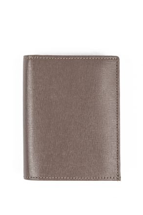 9061 Bric's Saffiano Kadın Deri Cüzdan 10x12 cm Dove Gri / Dove Grey