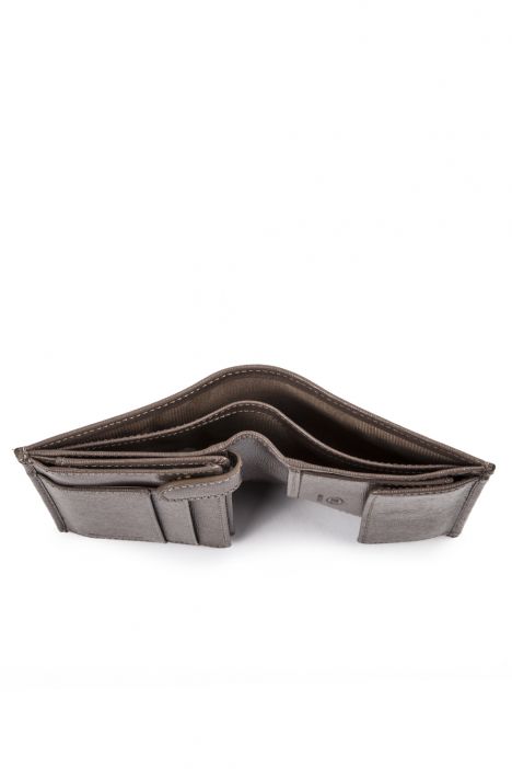 9061 Bric's Saffiano Kadın Deri Cüzdan 10x12 cm Dove Gri / Dove Grey