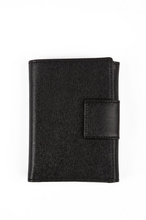 9068 Bric's Saffiano Kadın Deri Cüzdan 14x10x2 cm Siyah / Black