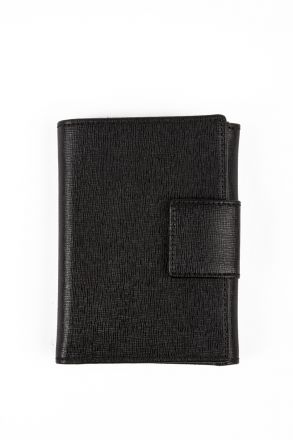 9068 Bric's Saffiano Kadın Deri Cüzdan 14x10x2 cm Siyah / Black