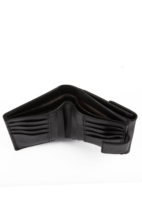 9068 Bric's Saffiano Kadın Deri Cüzdan 14x10x2 cm Siyah / Black