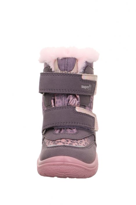 9091 Superfit Crystal Kız Çocuk Gore-Tex Bot 25-33 8530-CRYSTAL/LILA/ROSA/TEXTIL/EFFEKTLEDER