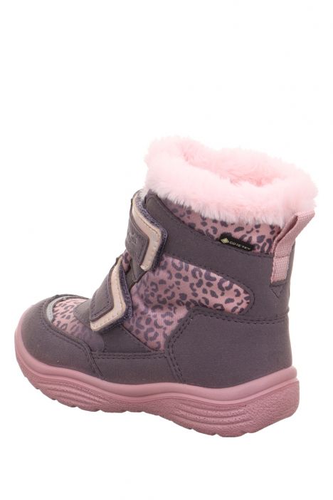 9091 Superfit Crystal Kız Çocuk Gore-Tex Bot 25-33 8530-CRYSTAL/LILA/ROSA/TEXTIL/EFFEKTLEDER