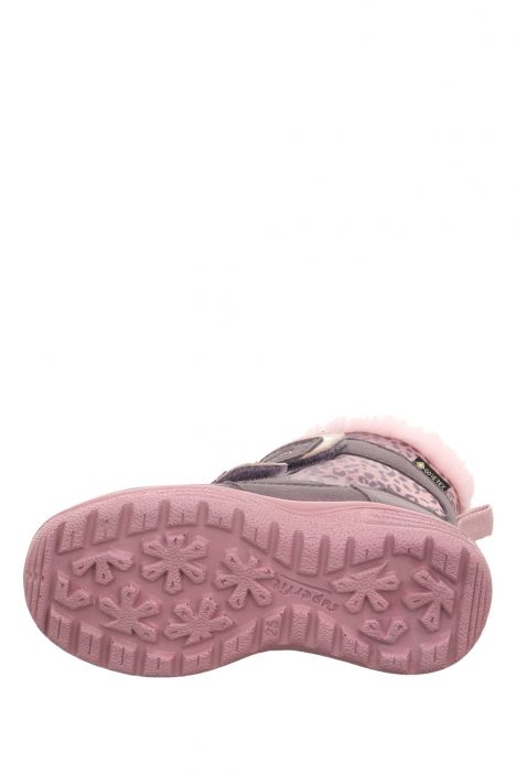 9091 Superfit Crystal Kız Çocuk Gore-Tex Bot 25-33 8530-CRYSTAL/LILA/ROSA/TEXTIL/EFFEKTLEDER