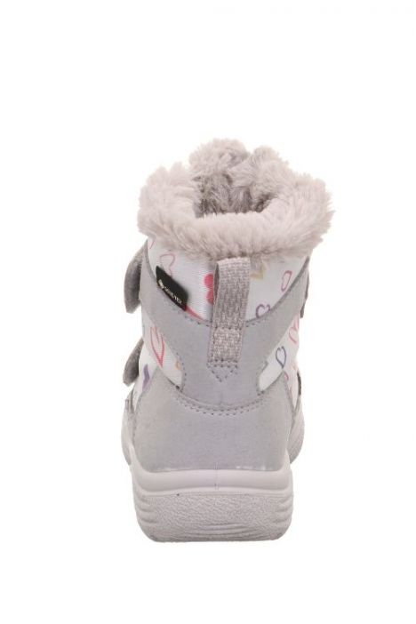 9091 Superfit Crystal Kız Çocuk Gore-Tex Bot 25-32 2500-HELLGRAU/SYNTHETIK/TEXTIL/EFFEKTLEDER
