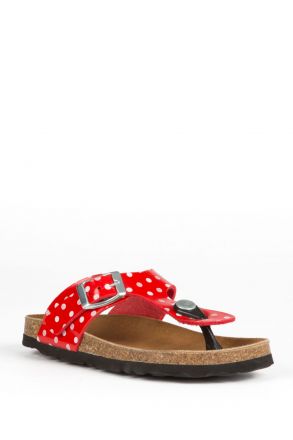9183 Ch-Kifidis Çocuk Terlik 27-30 Kırmızı / Red