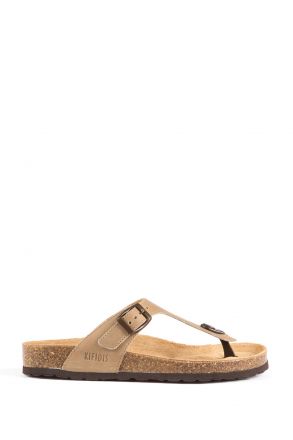 9183 Ch-Kifidis Kadın Terlik 36-42 KAKI