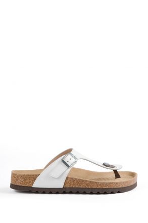 9183 Ch-Kifidis Kadın Terlik 36-42 Beyaz / White