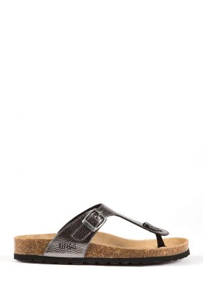 9183 Ch-Kifidis Kadın Terlik 36-42 Silver - 596