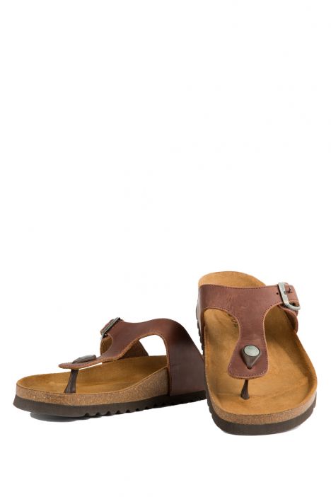 9183 Ch-Kifidis Kadın Terlik 36-42 Kahverengi / Brown