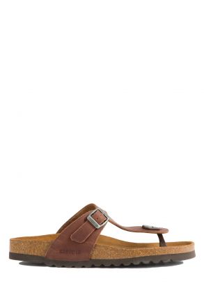 9183 Ch-Kifidis Kadın Terlik 36-42 Kahverengi / Brown