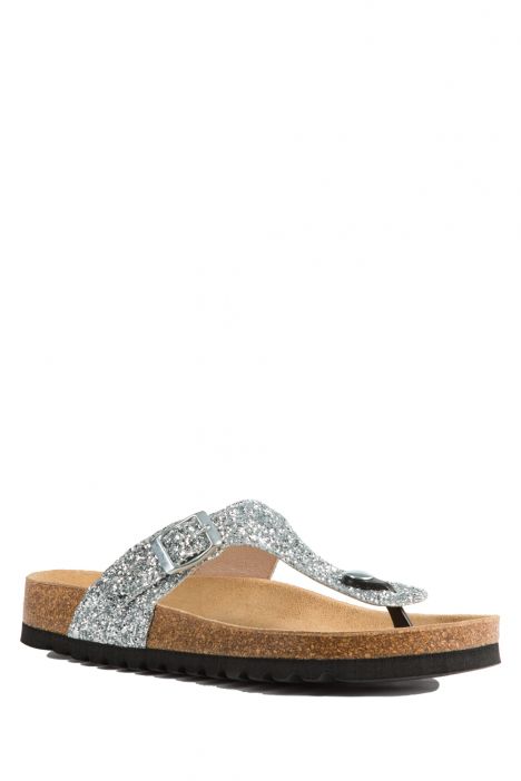 9183 Ch-Kifidis Kadın Terlik 36-42 Gri / Silver