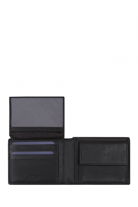 9201 Bric's Cervino Erkek Deri Cüzdan 9,5x12,5 cm Siyah / Black