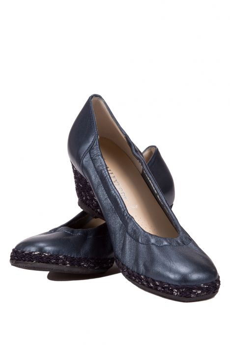 9224 Valleverde Kadın Dolgu Topuklu Ayakkabı 35-40,5 Mavi / Blue