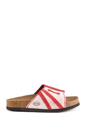 9354 Scholl Winner Çocuk Terlik 29-38 Kırmızı / Rosso