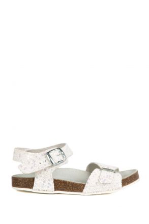 9449 Ch-Kifidis Çocuk Sandalet 23-30 Beyaz / White