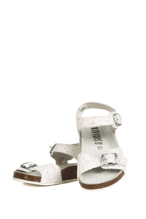 9449 Ch-Kifidis Çocuk Sandalet 23-30 Beyaz / White