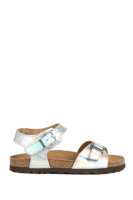 9449 Ch-Kifidis Çocuk Sandalet 23-30 Gri / Silver