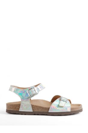 9449 Ch-Kifidis Kadın Sandalet 36-41 Gri / Silver
