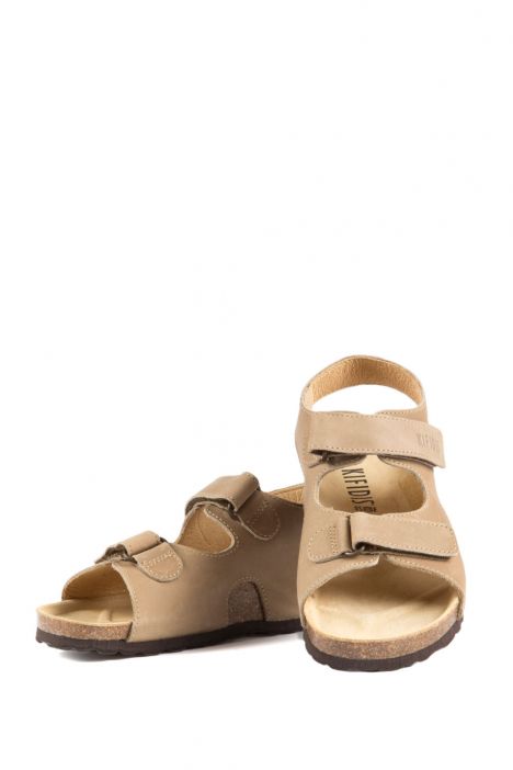 9504 Ch-Kifidis Çocuk Sandalet 21-26 KHAKI-YEŞİL TONU
