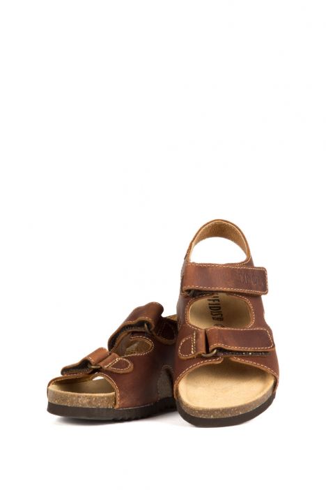 9504 Ch-Kifidis Çocuk Sandalet 21-26 Kahverengi / Brown
