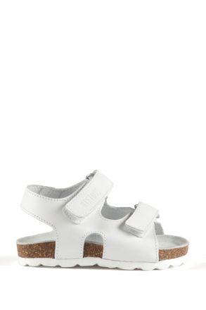 9504 Ch-Kifidis Çocuk Sandalet 21-26 Beyaz / White